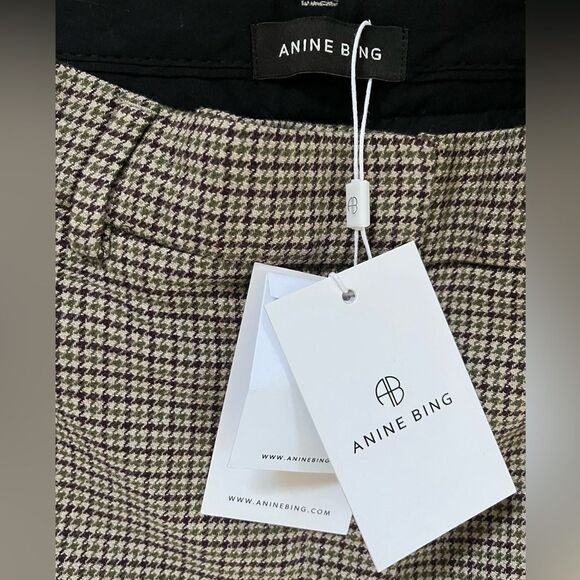 REVOLVE LYRA TROUSER - MINI HOUNDSTOOTH - 38 NWT - Picture 5 of 11